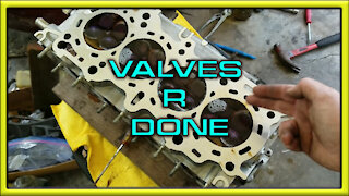 2001 Sludge Accord Lapping the Valves, Replacing the Valve Seals & Re-installing the Valves