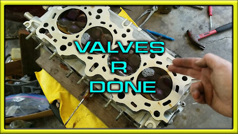 2001 Sludge Accord Lapping the Valves, Replacing the Valve Seals & Re-installing the Valves