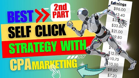 2nd PART! Self Clicking Trick😲 make your first $100, CPAGrip Self Click Trick, CPA Marketing