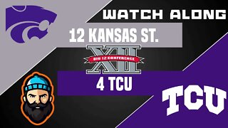 #10 Kansas State vs #3 TCU | Big 12 Championship | Watch Along
