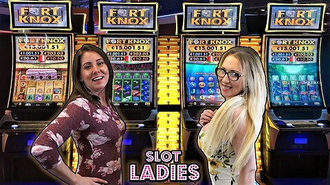 🎰 SLOT LADIES Break Into 👑 FORT KNOX!!! 👑 Will We WIN Big??