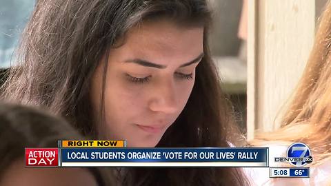 Colorado 'Vote for Our Lives' rally to include survivors of Parkland, Columbine, Aurora shootings