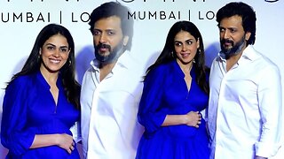 Cutest Couple of Bollywood Genelia D'souza And Ritesh Deshmukh Seen At An Event Last Night 😍🔥