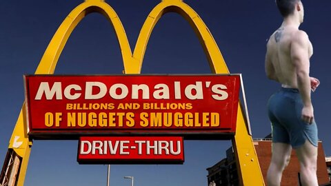Thief Smuggles 80 Pounds of Chicken Nuggies from McDonalds - It is what you are thinking.