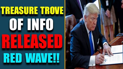 NARRATIVE SHIFT COMING, TREASURE TROVE OF INFORMATION RELEASED, RED OCTOBER
