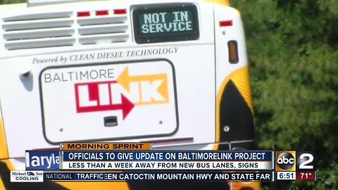 Preparing for switch to BaltimoreLink bus system