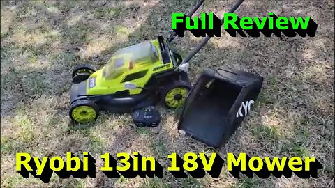 Ryobi ONE+ 18V 13 in. Cordless Battery Walk Behind Push Lawn Mower