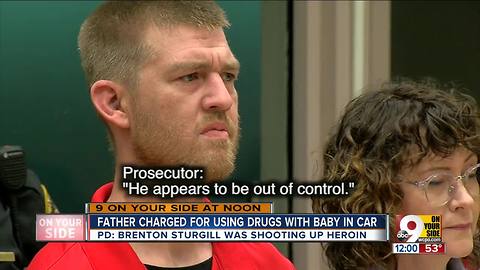 Dad shot up heroin while 2-year-old daughter was in backseat, police say