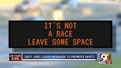 ODOT uses clever messages to promote driver safety
