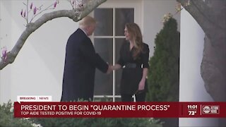 President Trump awaits COVID-19 test result