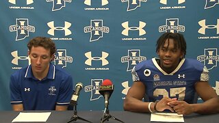 ISU's #17 Maddix Blackwell & #27 Justin Dinka Post-game Press Conference