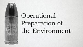 Operational Preparation of the Environment