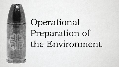 Operational Preparation of the Environment