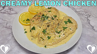 Creamy Lemon Chicken | Recipe Tutorial