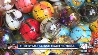 Shawnee instructor loses cherished marbles in car theft