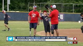 Baseball camp for amputees