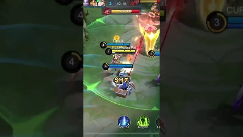 Lapu Lapu with the assist for Kimmy! #mobilelegends #shorts #youtubeshorts #codashop #mlbb #viral