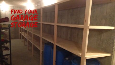 Ultimate Garage Storage - Find Underutilized space in your garage, shop, or home for food storage.