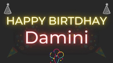 Happy Birthday to Damini - Birthday Wish From Birthday Bash