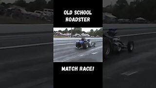 Old School Roadster vs. Altered Match Race Madness!! #shorts