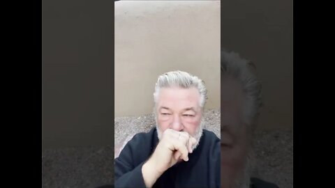 Alec Baldwin on tictok with swollen eyes and barely coherent