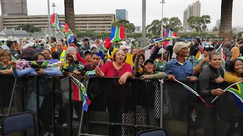 SOUTH AFRICA - Cape Town - Springbok Trophy Tour (Video) (Ngp)