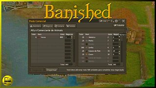 BORA JOGAR BANISHED MEGAMODS V1 0 7 #2 ESTABELECENDO COMERCIO FLUVIAL #semedissaum #pc