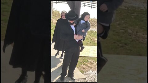 Amish Father and Daughter