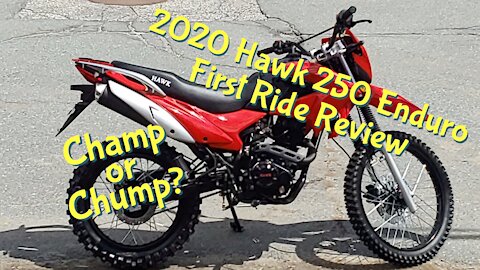 Hawk 250 Enduro Review - First Start and Ride, My Initial thoughts on this Chinese Dual Sport