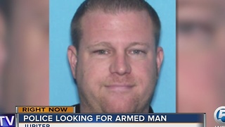 Police looking for armed man