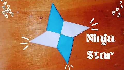 DIY - How To Make A Suriken Naruto Easy | Origami Ninja Star