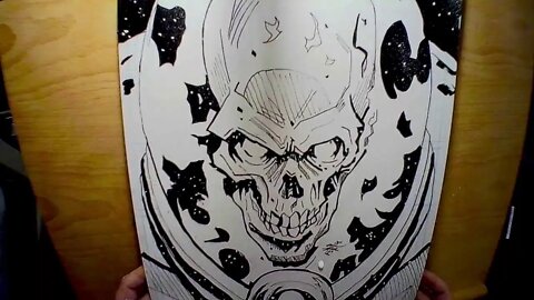 Inking Cosmic Ghost Rider!