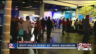 Stitt holds event at Jenks Aquarium