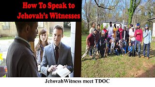Jehova's Witness Meets TDOC on Purim Bible Study