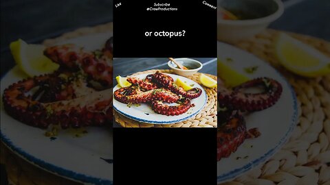 Cow tongue or octopus