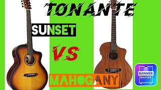 Violão Tonante Coral Sunset 🆚 Tonante Mahogany Legacy