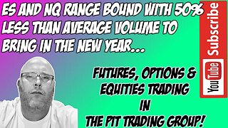 Range Bound - ES NQ Premarket Trade Plan - The Pit Futures Trading