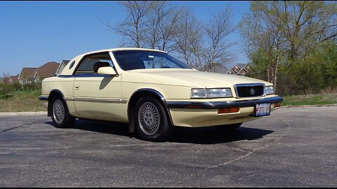 1989 Chrysler Chrysler’s TC by Maserati in Yellow & Engine Sound on My Car Story with Lou Costabile