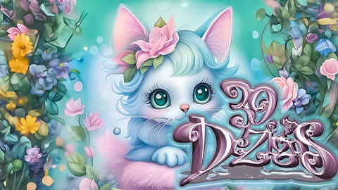 (#3) VFX Motion Graphics "Fairy Land" Pastel Kitty by 39 DeZignS