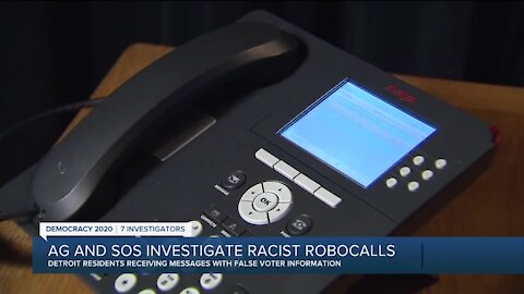 Michigan SOS warns of 'racially-charged' robocall with false information about mail-in voting