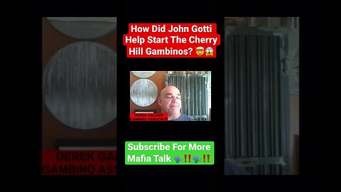 How Did John Gotti Help Start The Cherry Hill Gambinos? 🤯😱 #johngotti #gambino #mafia #monster