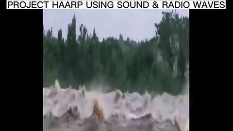 HAARP sound and radio waves used on water. Turning water into spikes. The affects are horrific