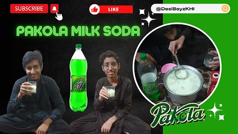 Pakola Milk Soda | Pakola Doodh Soda | Street style Pakola Juice | Pakola Juice | Pakola Milk Juice
