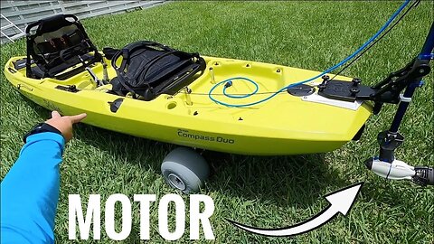 BIXPY JET MOTOR KIT ON HOBIE PEDAL KAYAK | Universal Kayak Motor Kits