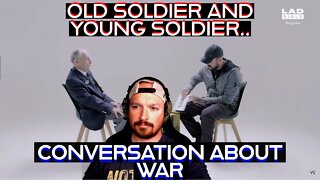 RETIRED SOLDIER REACTS! Old Soldier Meets Young Soldier (Different Era's, DIfferent Wars)