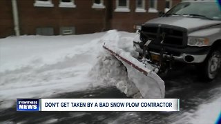 BBB offers tips for picking a good snow plow contractor