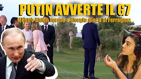 PUTIN AVVERTE IL G7 LA RASSEGNA STAMPA E I COMMENTI ALLA RIUNIONE DEL G7 svolta a Borgo Egnazia in Puglia in MERDALIA💩dal 13 al 15 GIUGNO 2024 con i vari capi di Stato dei Paesi G7,a quelli Outreach e delle Organizzazioni Internazionali invitate