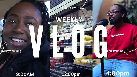 Weekly Vlog | Baby eats her first solid food and Daniel hits the studio + More