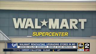 Walmart renovating, upgrading stores in Maryland