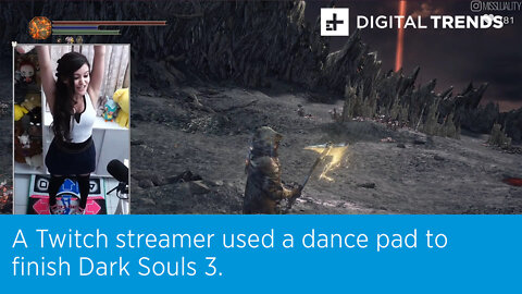 A Twitch streamer used a dance pad to finish Dark Souls 3.